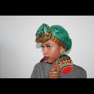Ankara African Print Earrings